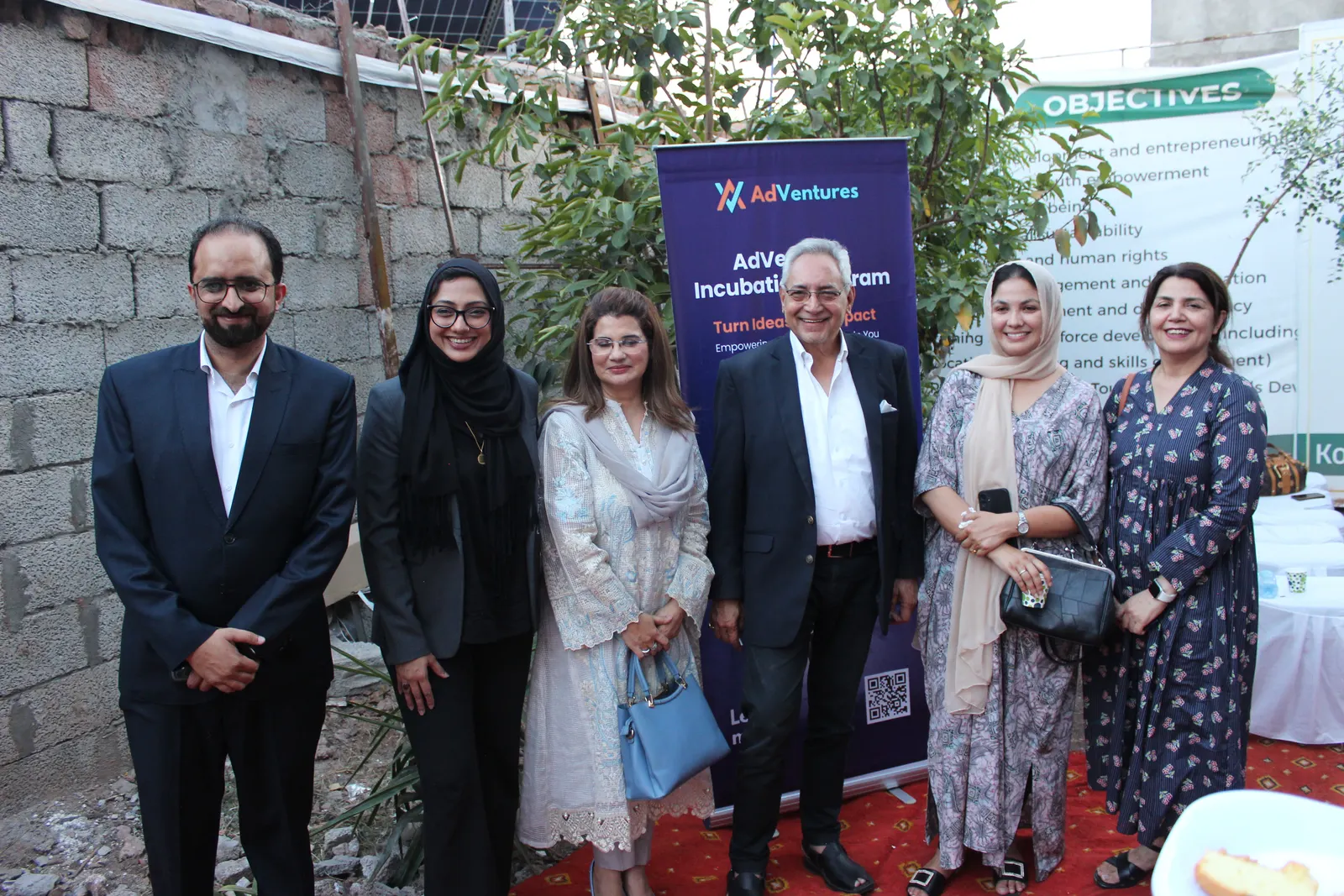 AdVentures team with partners at a community event