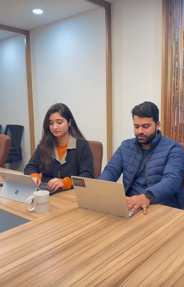 Mad House team working on a campaign