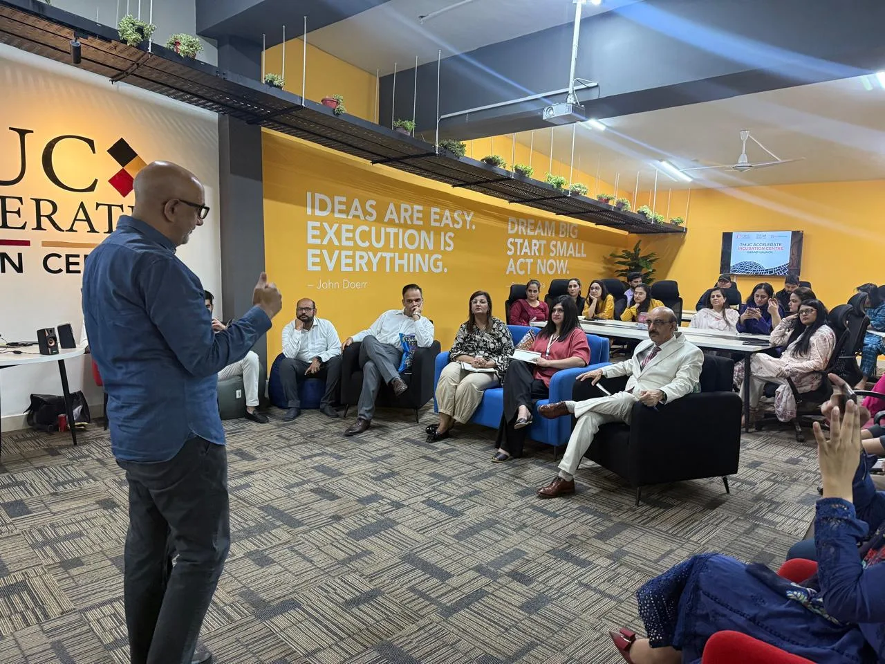 Founders in session at an AdVentures incubation centre