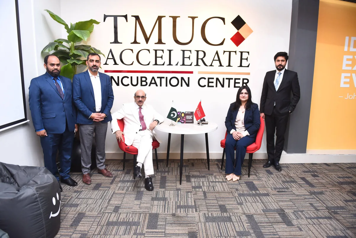 Team at the TMUC Accelerate Incubation Centre launch