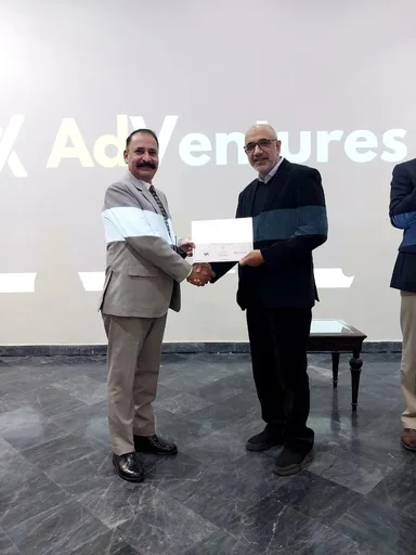 AdVentures Academy certificate presentation